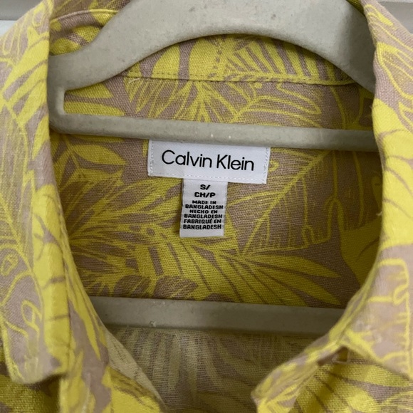🔥3/$15🔥 NWT Calvin Klein Linen Top - Picture 4 of 5